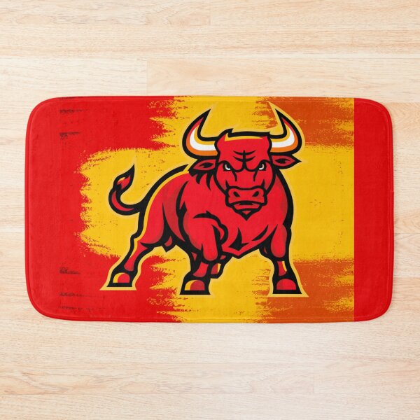 Item preview, Spain and the Bull - Powerful Bull with the Colors of the National Flag designed and sold by FusiTink.