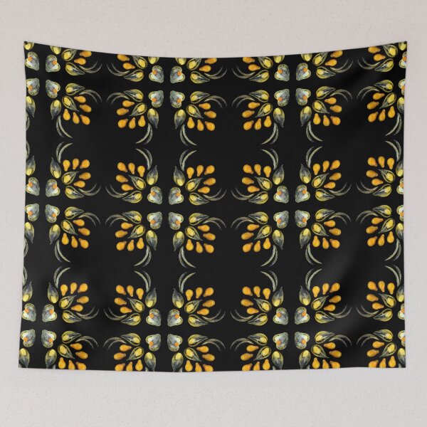 Item preview, Tomato Symmetry: Abstract Vegetable Pattern designed and sold by miratomm.