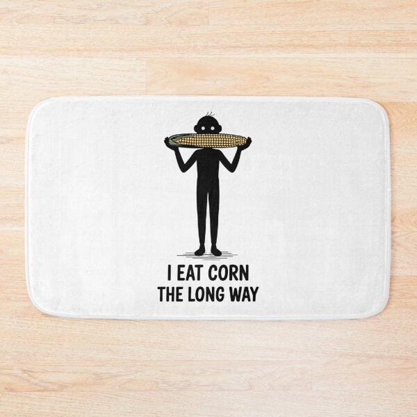 Item preview, I Eat Corn The Long Way Minimalist designed and sold by SignumShop.