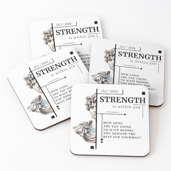 Item preview, Stoic Personal Growth Quote designed and sold by RockFireMerch.