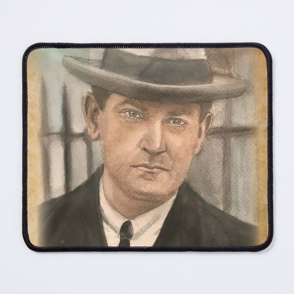 Item preview, Michael Collins  Portrait – Hand-Drawn Irish Revolutionary Art Print designed and sold by ConorKeeganArt.