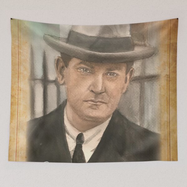 Item preview, Michael Collins  Portrait – Hand-Drawn Irish Revolutionary Art Print designed and sold by ConorKeeganArt.