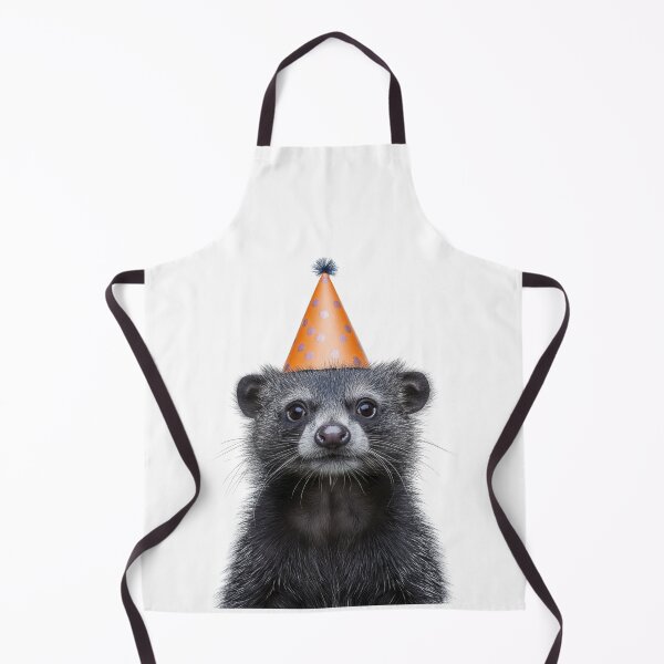 Item preview, Funny Binturong Wearing Birthday Party Hat designed and sold by LazyOwlStore.