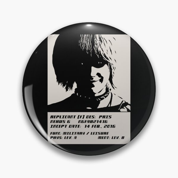 Item preview, Blade Runner Pris android portrait white designed and sold by LapinMagnetik.