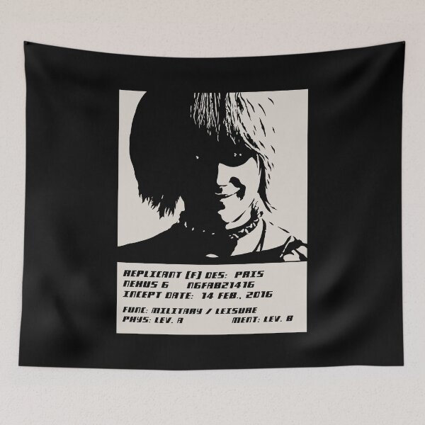 Item preview, Blade Runner Pris android portrait white designed and sold by LapinMagnetik.