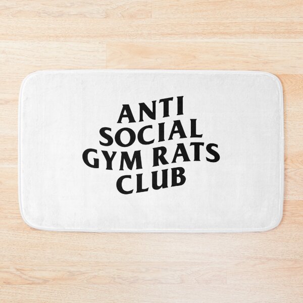 Item preview, Anti Social Gym Rats Club Tee designed and sold by DarylWelsh2024.