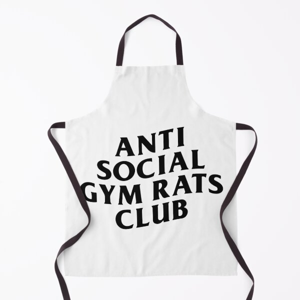 Item preview, Anti Social Gym Rats Club Tee designed and sold by DarylWelsh2024.