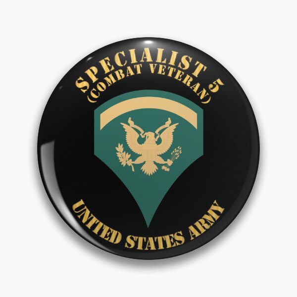 Item preview, Army - Enlisted - SPEC 5 - Specialist 5  - Std - Combat Veteran X 300 designed and sold by Military Insignia Products.