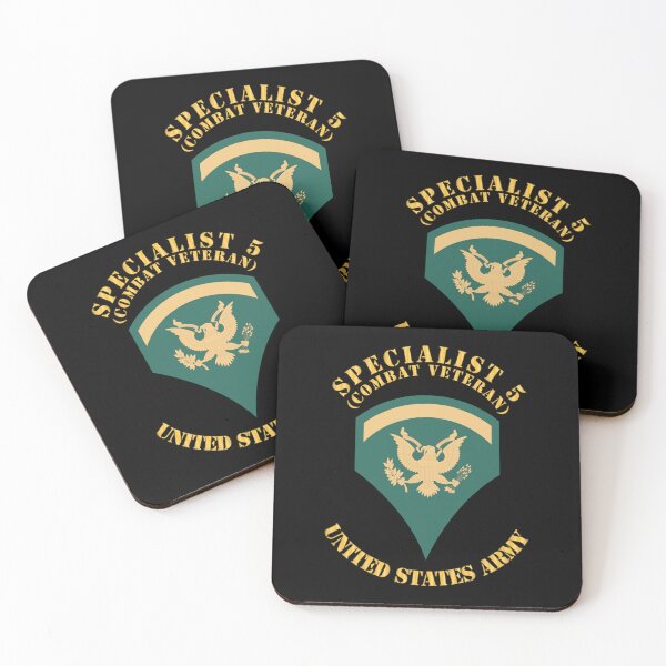Item preview, Army - Enlisted - SPEC 5 - Specialist 5  - Std - Combat Veteran X 300 designed and sold by Military Insignia Products.