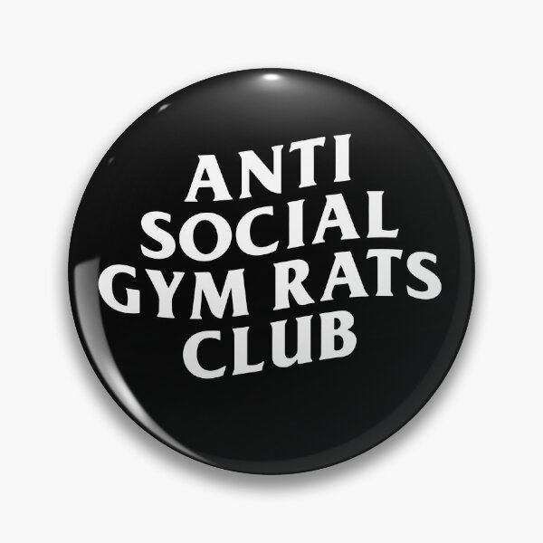 Item preview, Anti Social Gym Rats Club designed and sold by DarylWelsh2024.