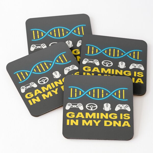 Item preview, Gaming Is in My DNA – Neon Gamer Art designed and sold by GG-Graphics.