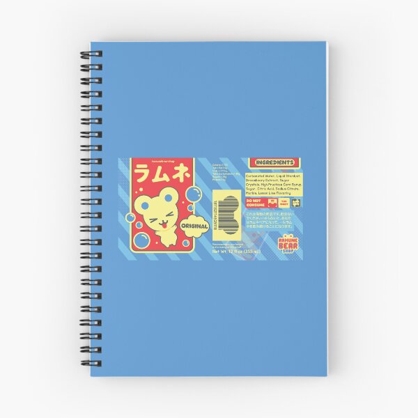 Item preview, ramunebear original ramune bottle label designed and sold by RamuneBear.