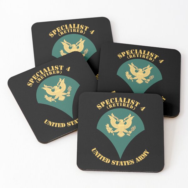 Item preview, Army - Enlisted - SPC 4 - Specialist 4  - Std - Retired X 300 designed and sold by Military Insignia Products.