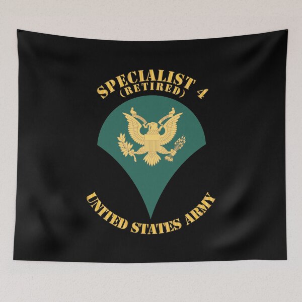 Item preview, Army - Enlisted - SPC 4 - Specialist 4  - Std - Retired X 300 designed and sold by Military Insignia Products.