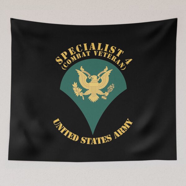Item preview, Army - Enlisted - SPC 4 - Specialist 4  - Std - Combat Veteran X 300 designed and sold by Military Insignia Products.