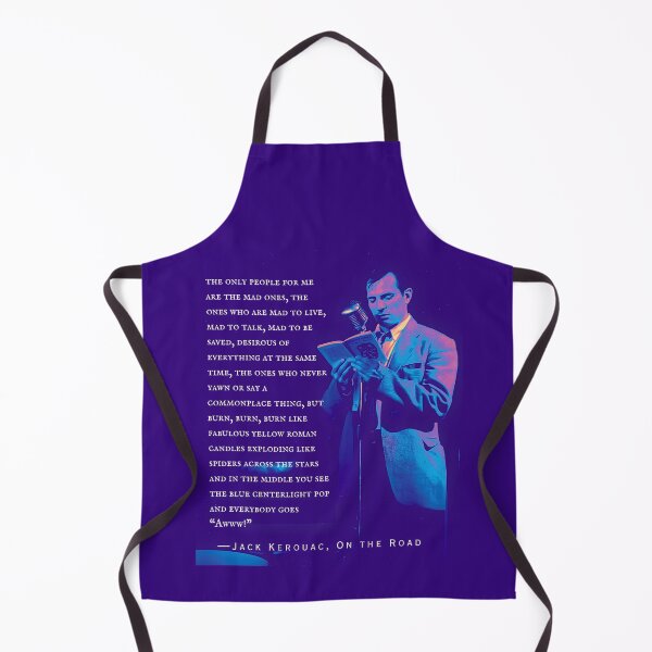 Item preview, Jack Kerouac quote: the only people for me are the mad ones, the ones who are mad to live, mad to talk, mad to be saved, desirous of everything at the same time, designed and sold by artbleed.