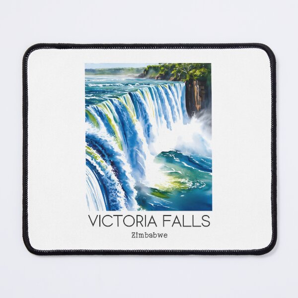 Item preview, A Travel Art of Victoria Falls - Zimbabwe designed and sold by GoodOldVintage.