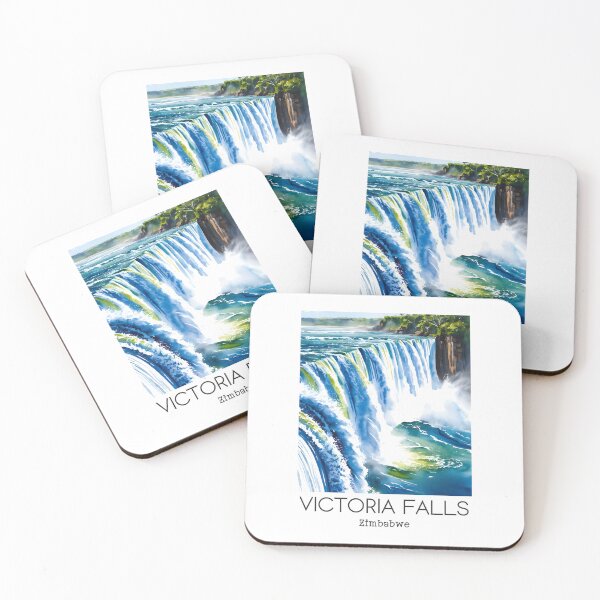 Item preview, A Travel Art of Victoria Falls - Zimbabwe designed and sold by GoodOldVintage.