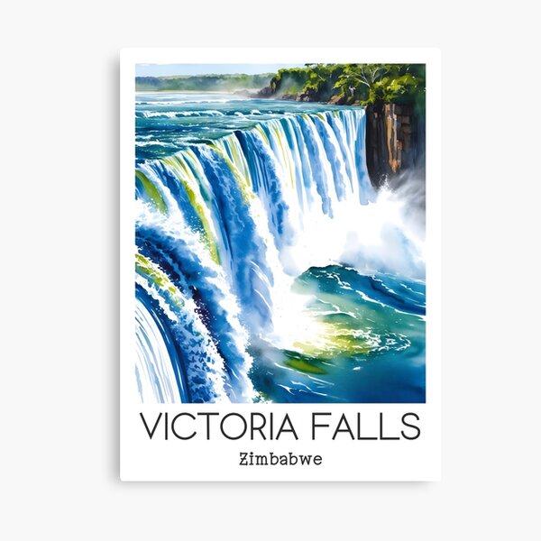 Item preview, A Travel Art of Victoria Falls - Zimbabwe designed and sold by GoodOldVintage.