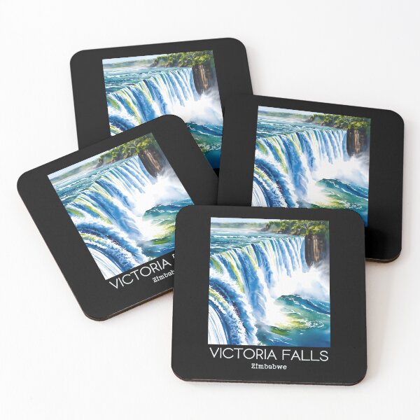Item preview, A Travel Art of Victoria Falls - Zimbabwe designed and sold by GoodOldVintage.