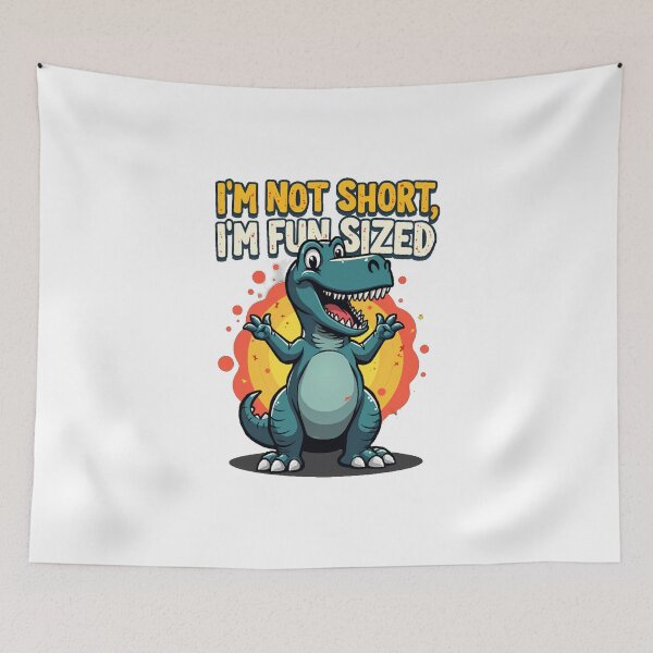 Item preview,  I’m Not Short I’m Fun Sized Dinosaur – Cute Funny T-Rex Design designed and sold by Jason123za.