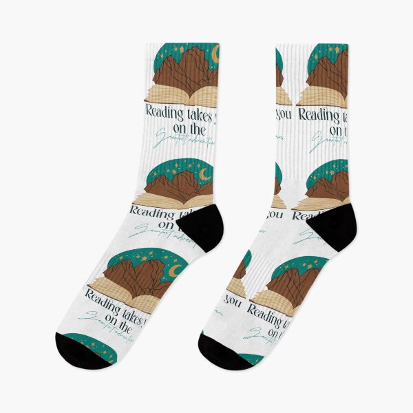 Item preview, Greatest Adventures Reading Mountains Design designed and sold by AvviareArt.