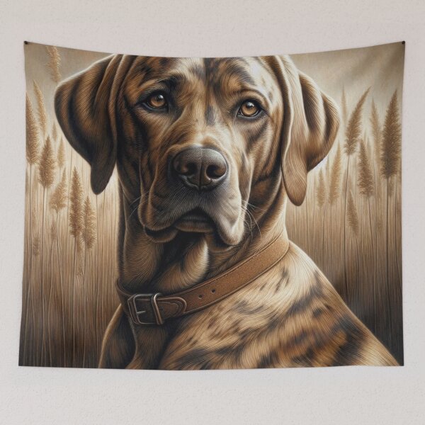 Item preview, Brindle Labrador Retriever Dog Portrait designed and sold by Wags & Tails.