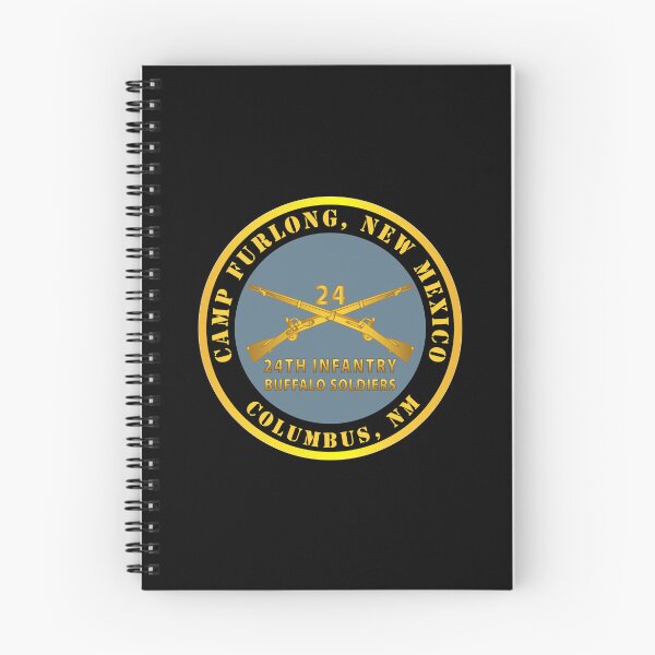 Item preview, Army -  Camp Furlong NM - Columbus NM w 24th Infantry Branch Buffalo Soldiers designed and sold by Military Insignia Products.
