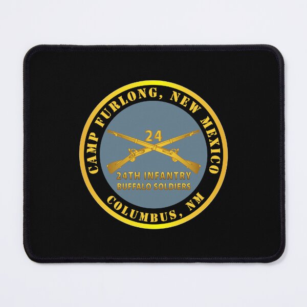 Item preview, Army -  Camp Furlong NM - Columbus NM w 24th Infantry Branch Buffalo Soldiers designed and sold by Military Insignia Products.