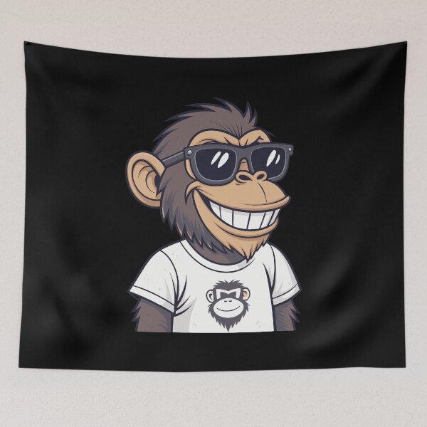 Item preview, Cool Monkey Design designed and sold by Text2tee.