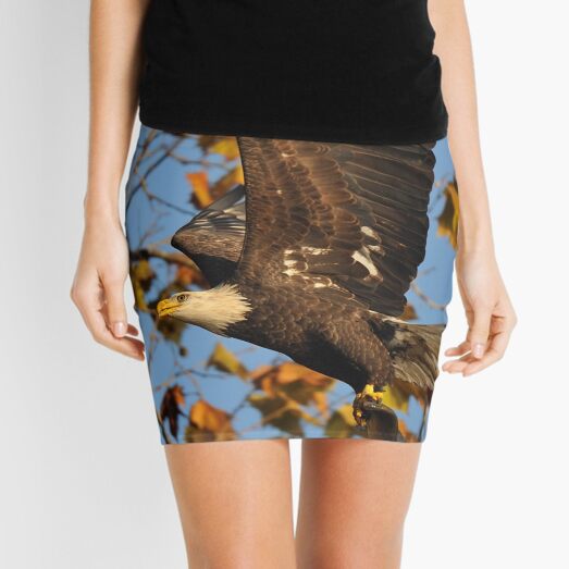 Eagle With Fish, My first Capture Mini Skirt