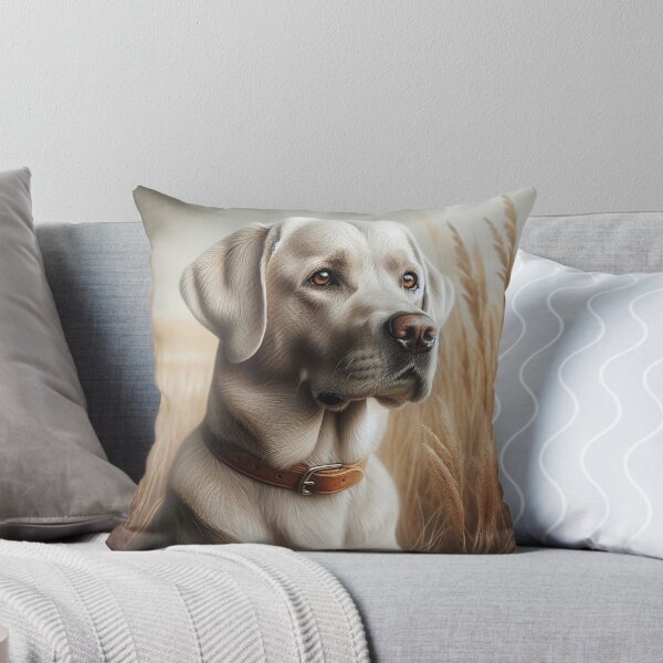 Item preview, Silver Labrador Retriever Dog Portrait designed and sold by Wags & Tails.