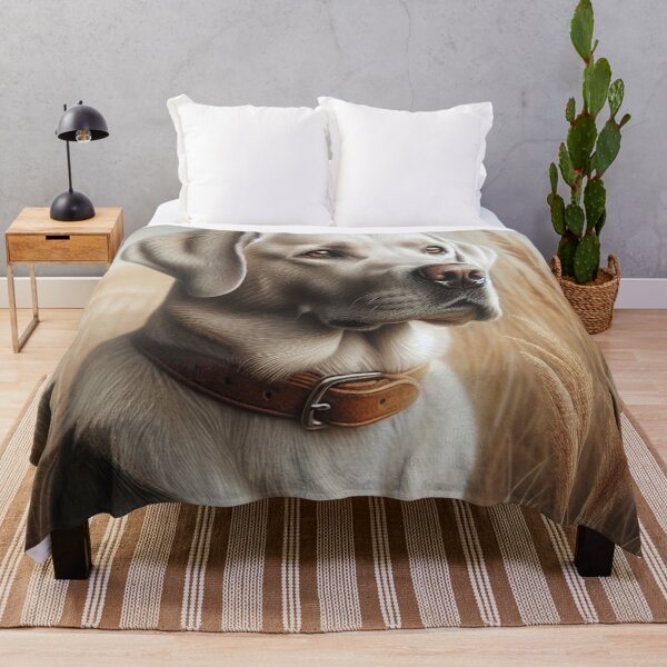 Item preview, Silver Labrador Retriever Dog Portrait designed and sold by Wags & Tails.