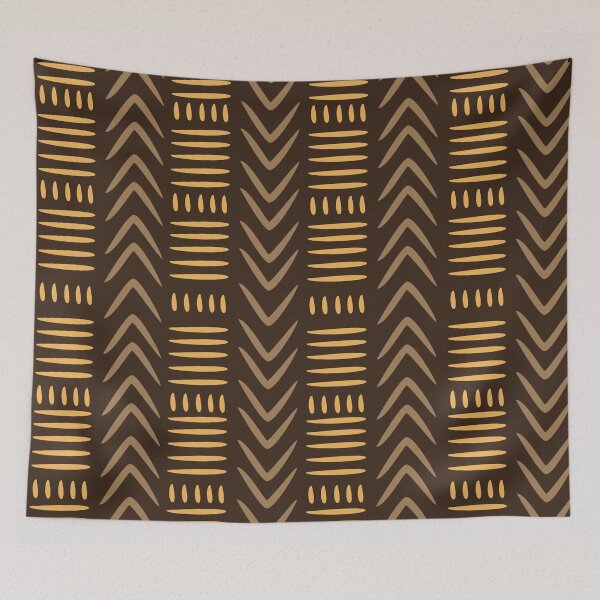 Item preview, Bogolan-inspired print designed and sold by Wolagno.