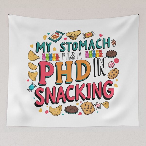 Item preview, Hilarious Foodie Snacking Art designed and sold by Bliss Find And Design.