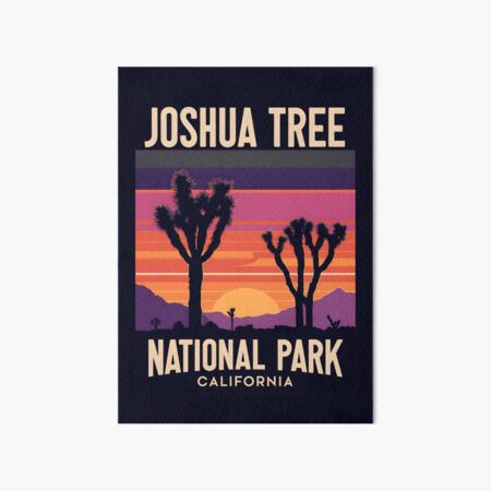 Item preview, A Vintage Illustration of Joshua Tree National Park - California - US designed and sold by GoodOldVintage.