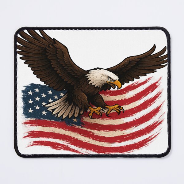 Item preview, American Eagle & Flag designed and sold by PastimeMastery.