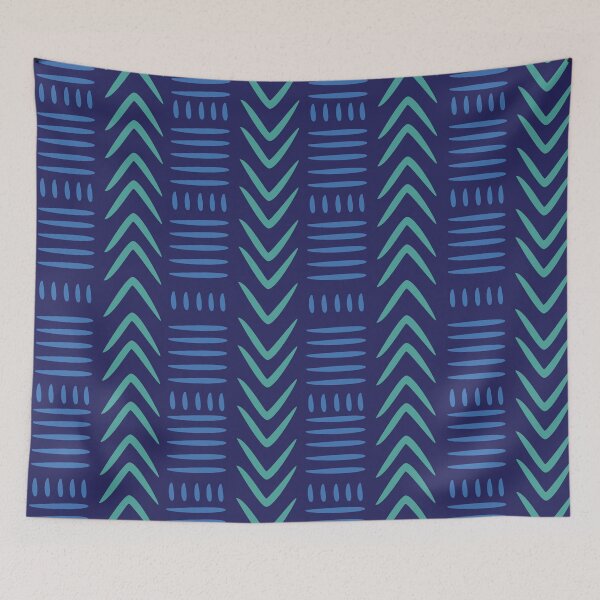 Item preview, Bogolan-inspired print designed and sold by Wolagno.
