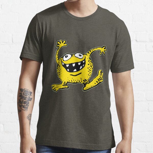 Cute Cartoon Yellow Monster by Cheerful Madness!! Essential T-Shirt