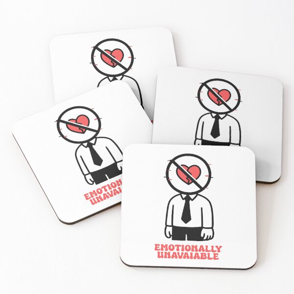 Item preview, Emotionally Unavailable - Funny Relatable Dark Humor Design designed and sold by Dust Style.