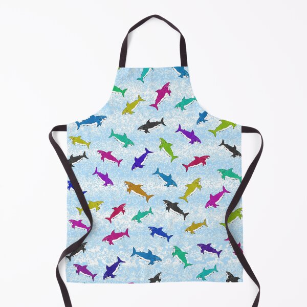 Item preview, Colorful Cute Shark designed and sold by Sartoris Art.