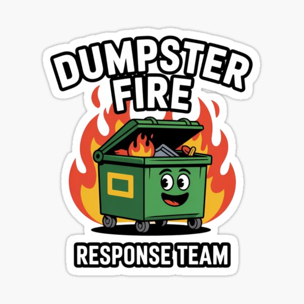 Item preview, Dumpster Fire Response Team designed and sold by Migdaliala.