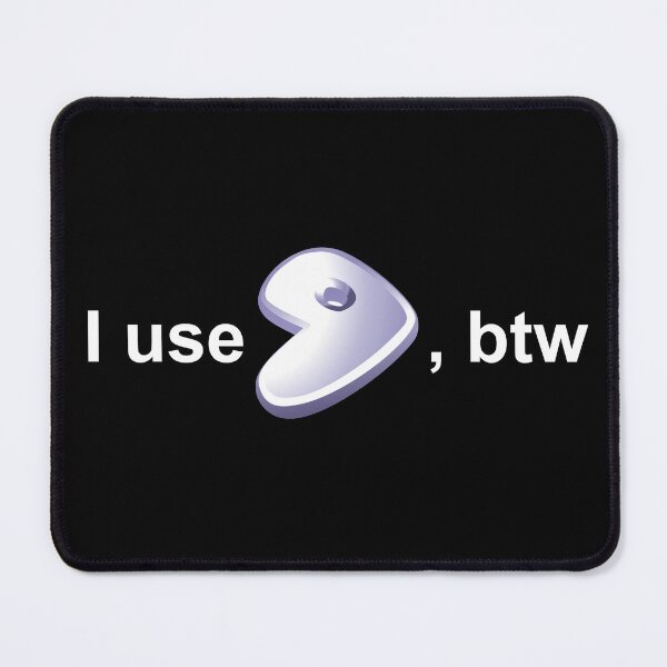 Item preview, I Use Gentoo, BTW – Funny Linux Distro Meme for Developers designed and sold by pizzapiano.