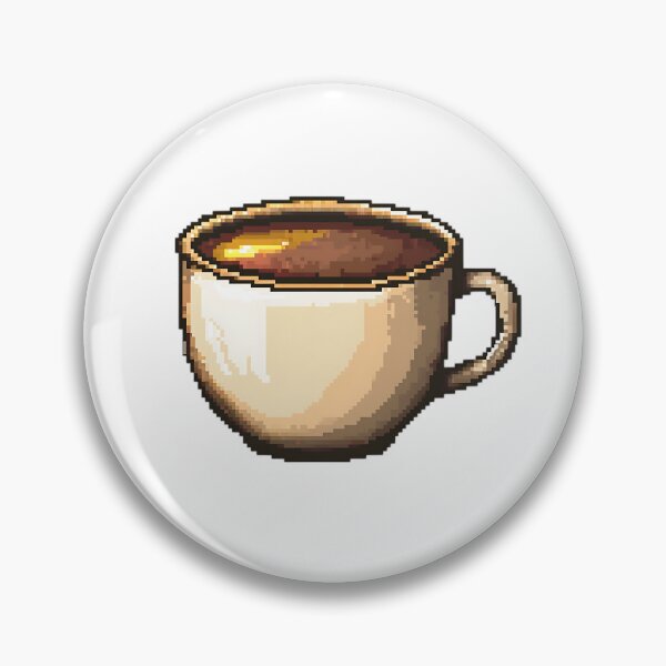 Item preview, Retro Pixel Art: 8-bit Coffee Cup designed and sold by bapupa.