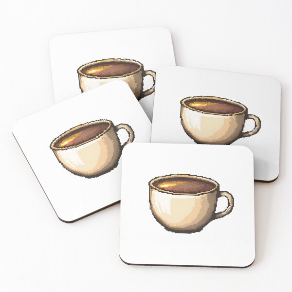Item preview, Retro Pixel Art: 8-bit Coffee Cup designed and sold by bapupa.