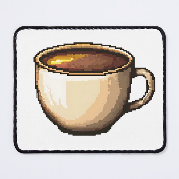 Item preview, Retro Pixel Art: 8-bit Coffee Cup designed and sold by bapupa.