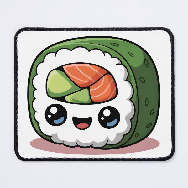 Item preview, Kawaii Sushi Roll – Too Cute To Eat designed and sold by Fragy72.