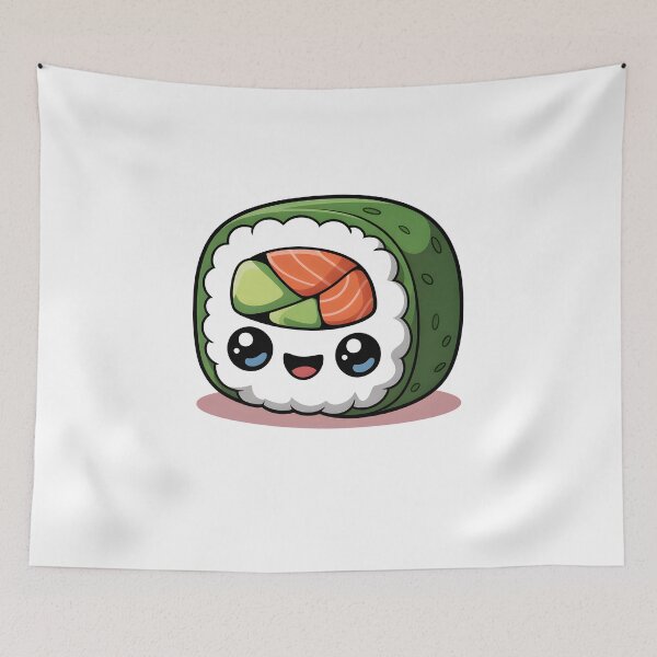Item preview, Kawaii Sushi Roll – Too Cute To Eat designed and sold by Fragy72.