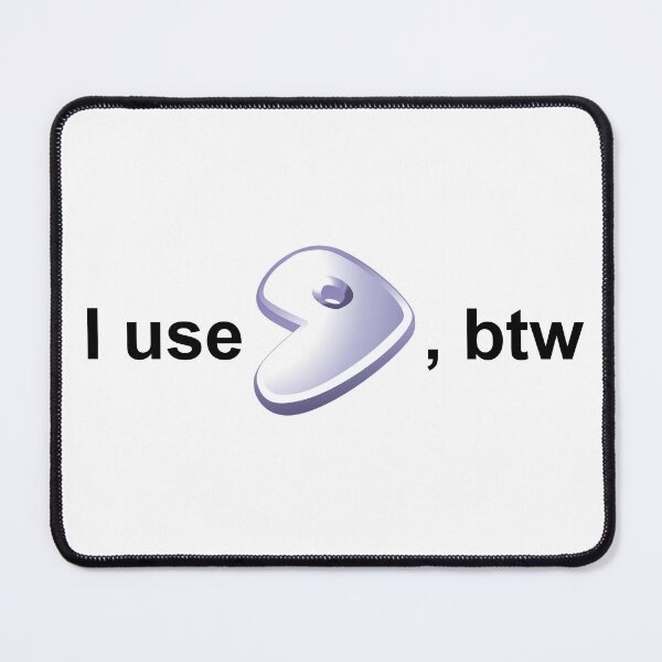 Item preview, I Use Gentoo, BTW – Funny Linux Distro Meme for Developers designed and sold by pizzapiano.