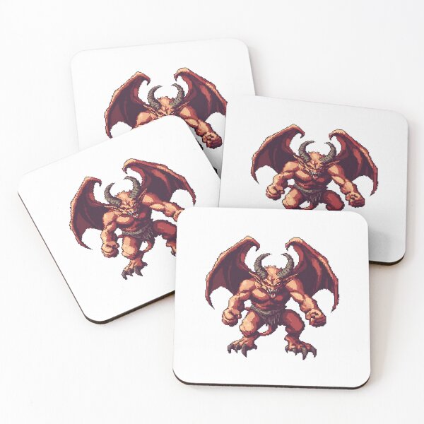 Item preview, Retro Pixel Art: 8-bit Demon designed and sold by bapupa.